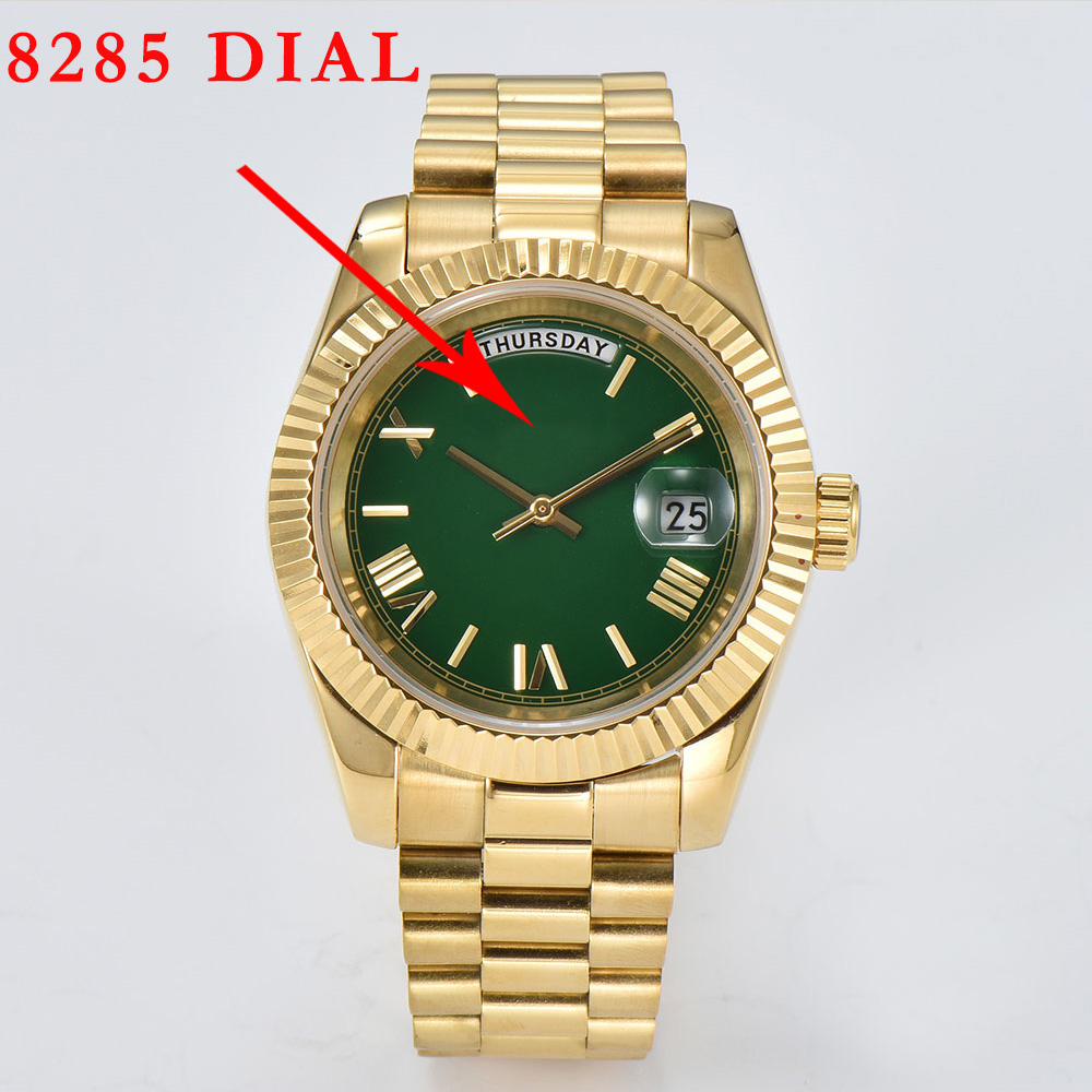ساعة 8285، قرص 8285، ساعة يد ر - مراجعة Luxury Watch With Green Dial وسعره