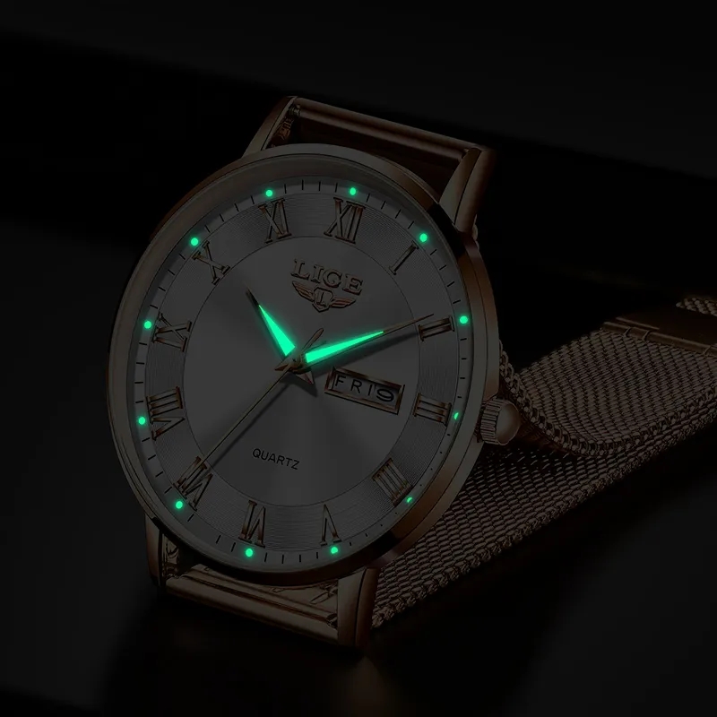LIGE ساعة نسائية عصرية من أفضل - مراجعة Luxury Watch Index وسعره
