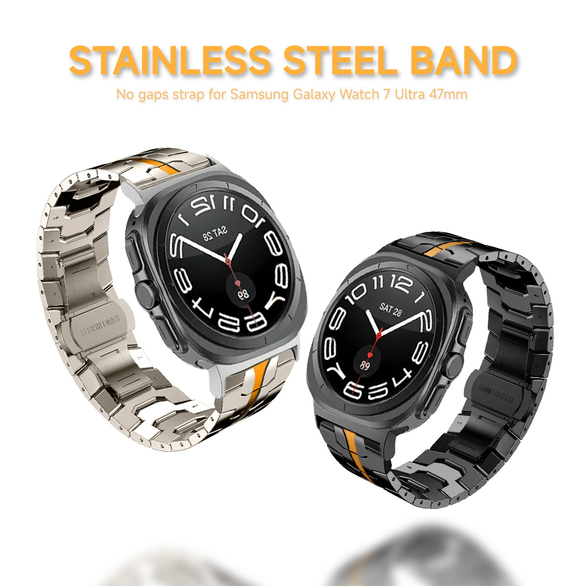 جديد فاخر سوار فولاذي غير قابل - مراجعة Luxury Watch Galaxy وسعره