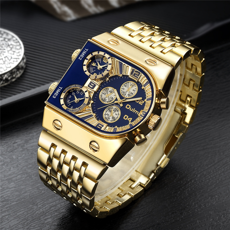 ساعات Oulm-Quartz للرجال ، ساع - مراجعة Luxury Watch Low Price وسعره