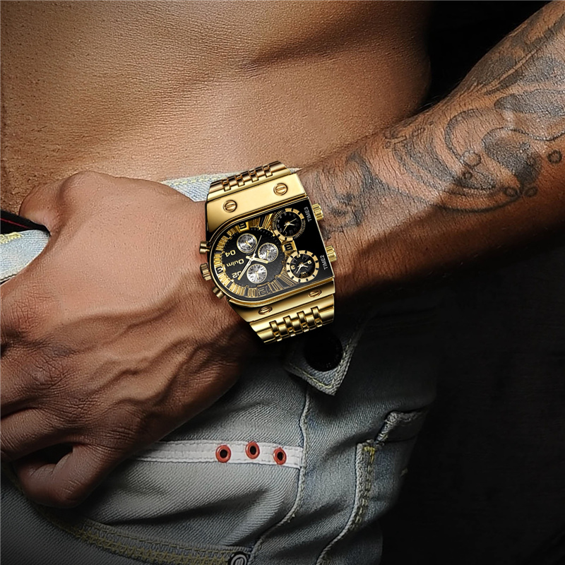 ساعات Oulm-Quartz للرجال ، ساع - مراجعة Luxury Watch Low Price وسعره
